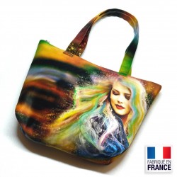 Sac week-end 430x280 mm en velours avec doublure (finitions haut de gamme)