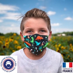 Masque catégorie 1 en tissu - enfant