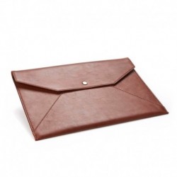 Porte document ou tablette façon enveloppe en cuir Nappa Sandringham