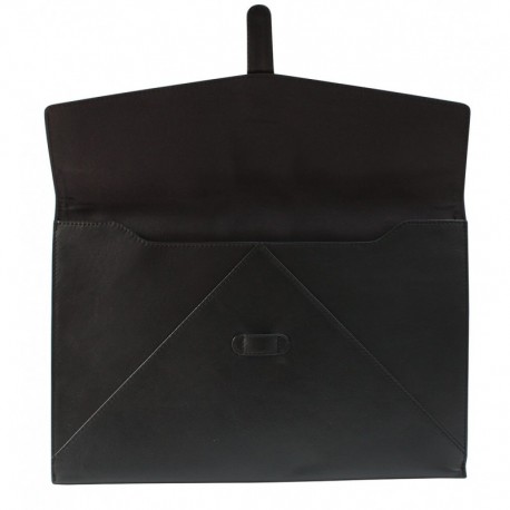 Porte document ou tablette façon enveloppe en cuir Nappa Sandringham