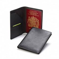 Protège passeport en cuir Nappa Sandringham