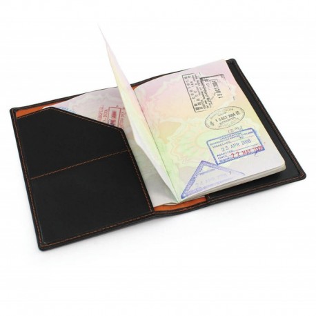 Protège passeport en cuir Nappa Sandringham