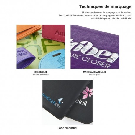 Porte-cartes AirTag anti-RFiD en PU ou Rpet