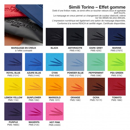 Protège document A5 (1 pochette) en PU, rPET ou cuir