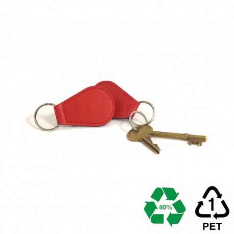 Porte-clé goutte d'eau en PU ou rPET