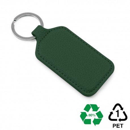 Porte-clé rectangulaire en PU ou rPET