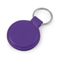 Porte-clé rond en PU ou rPET