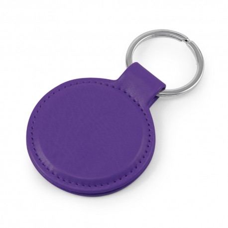 Porte-clé rond en PU ou rPET