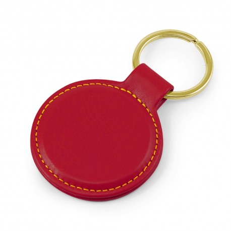 Porte-clé rond en PU ou rPET