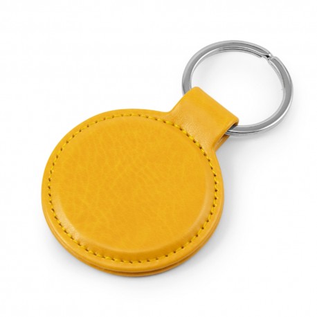 Porte-clé rond en PU ou rPET
