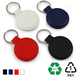 Porte-clé rond en rPET - STOCK