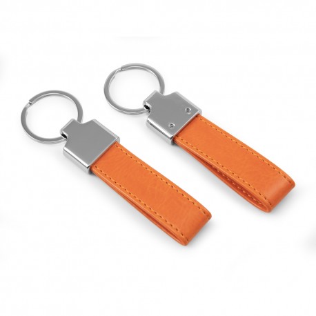 Porte-clé boucle en PU ou rPET