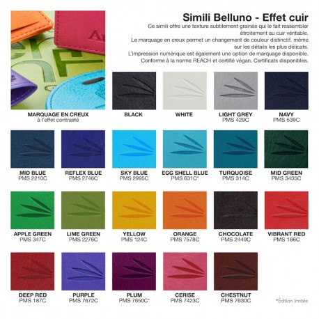 Etiquette sac de golf carrée en PU ou rPET