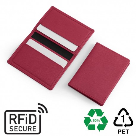 Porte-cartes anti-RFID en PU ou rPET