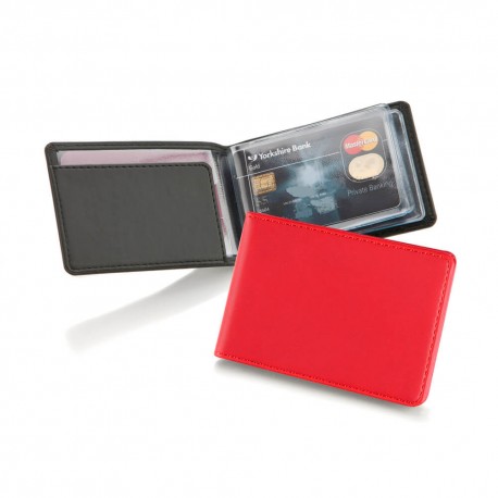 Porte-cartes à feuillets en PU ou rPET