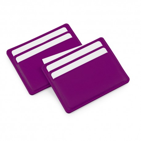 Porte-cartes slim en PU ou rPET