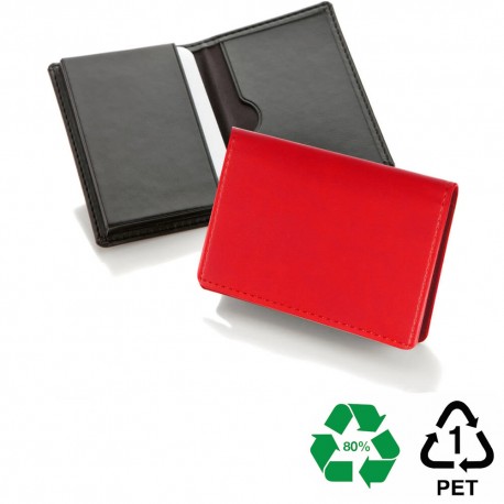 Porte-cartes avec soufflet en PU ou rPET