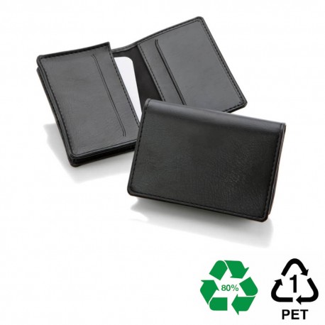 Porte-cartes avec soufflet en PU ou rPET