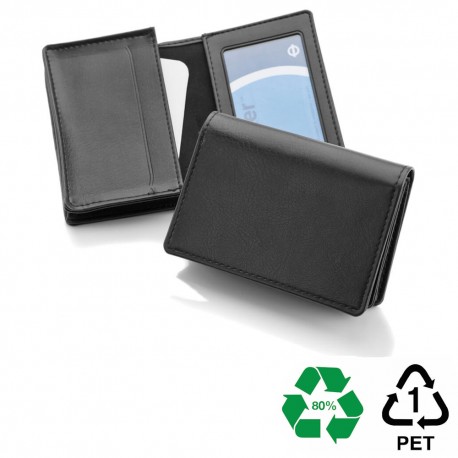 Porte-cartes avec soufflet en PU ou rPET