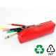 Trousse zippée 196 x 58 x 63 mm en PU ou rPET