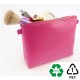 Trousse zippée 210 x 140 x 50 mm en PU ou rPET