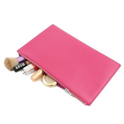 Pochette zippée 281 x 180 x 6 mm en PU ou rPET