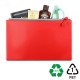 Pochette zippée 281 x 180 x 6 mm en PU ou rPET
