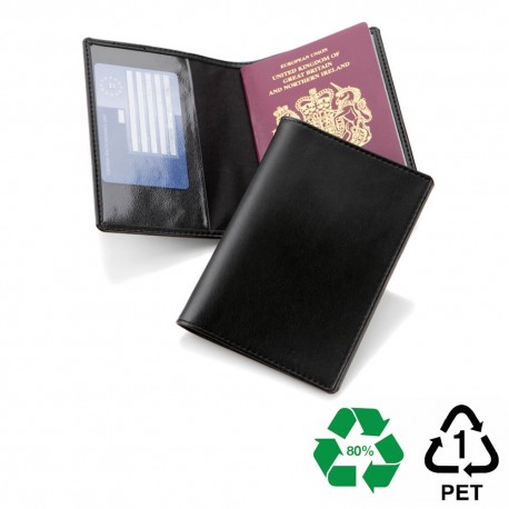 Protège passeport en PU ou rPET