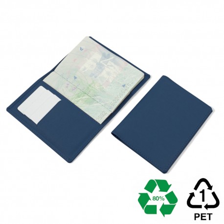 Protège passeport anti-RFID en PU ou rPET