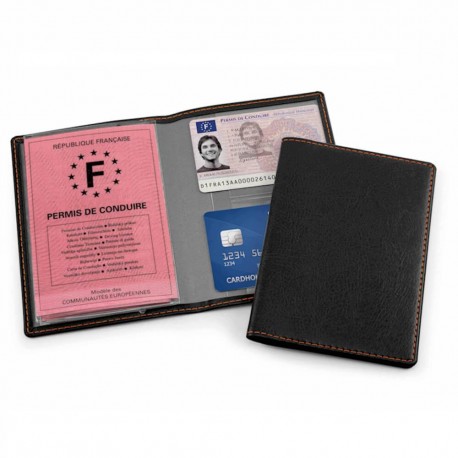 Protège carte grise en PU ou rPET