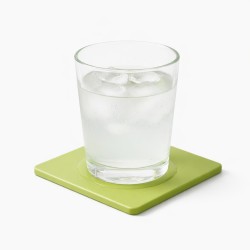 Sous verre carré en PU ou rPET