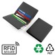 Porte-cartes anti-RFID en PU ou rPET