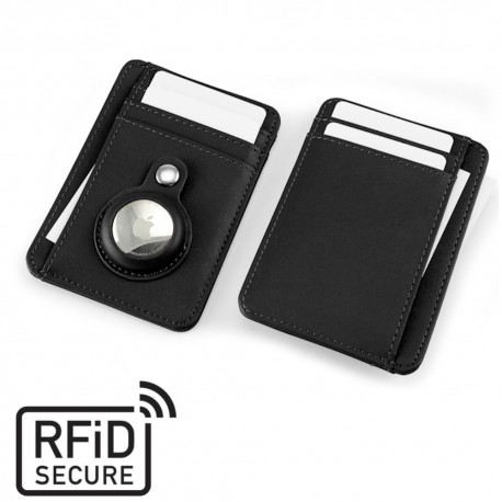 Porte-cartes AirTag anti-RFiD en PU ou rPET