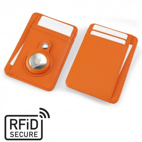 Porte-cartes AirTag anti-RFiD en PU ou rPET