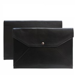 Porte document ou tablette façon enveloppe en cuir Nappa Sandringham