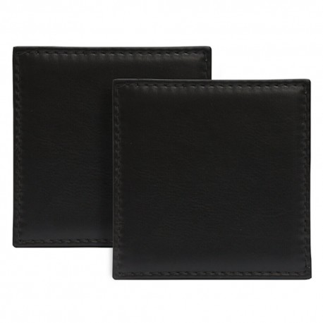 Sous verre carré en cuir Nappa Sandringham