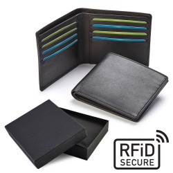 Portefeuille anti-RFiD en cuir Nappa Sandringham