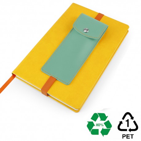 Porte-stylo pour carnet en PU ou rPET