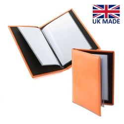 Protège document A5 (4 vues) en PU, rPET ou cuir