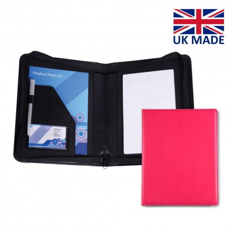 Conférencier zippé A5 en PU ou Rpet