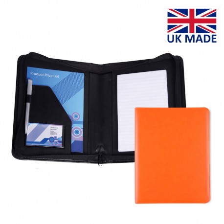 Conférencier zippé A5 en PU ou Rpet