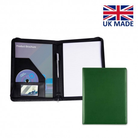 Conférencier zippé A4 en PU ou rPET