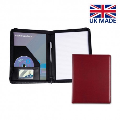 Conférencier zippé A4 en PU ou rPET