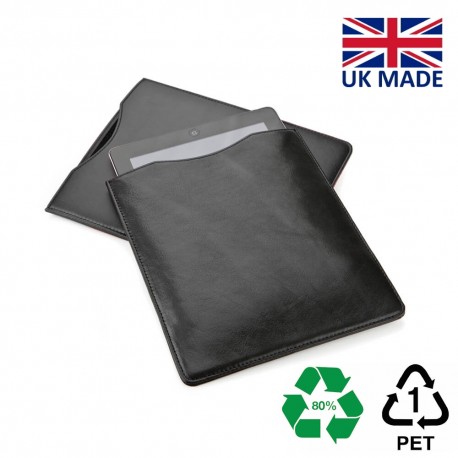 Housse pour tablette en PU, rPET ou cuir