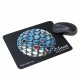 Tapis de souris 2 en 1 en microfibre 180x220 mm